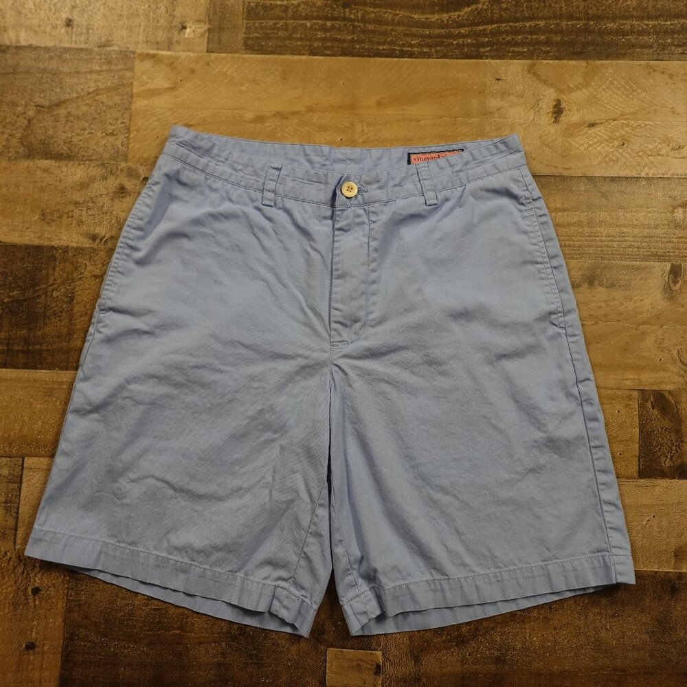 Vineyard Vines Club Shorts Men's 32 Light Blue 8.5" Inseam - Picture 1 of 11